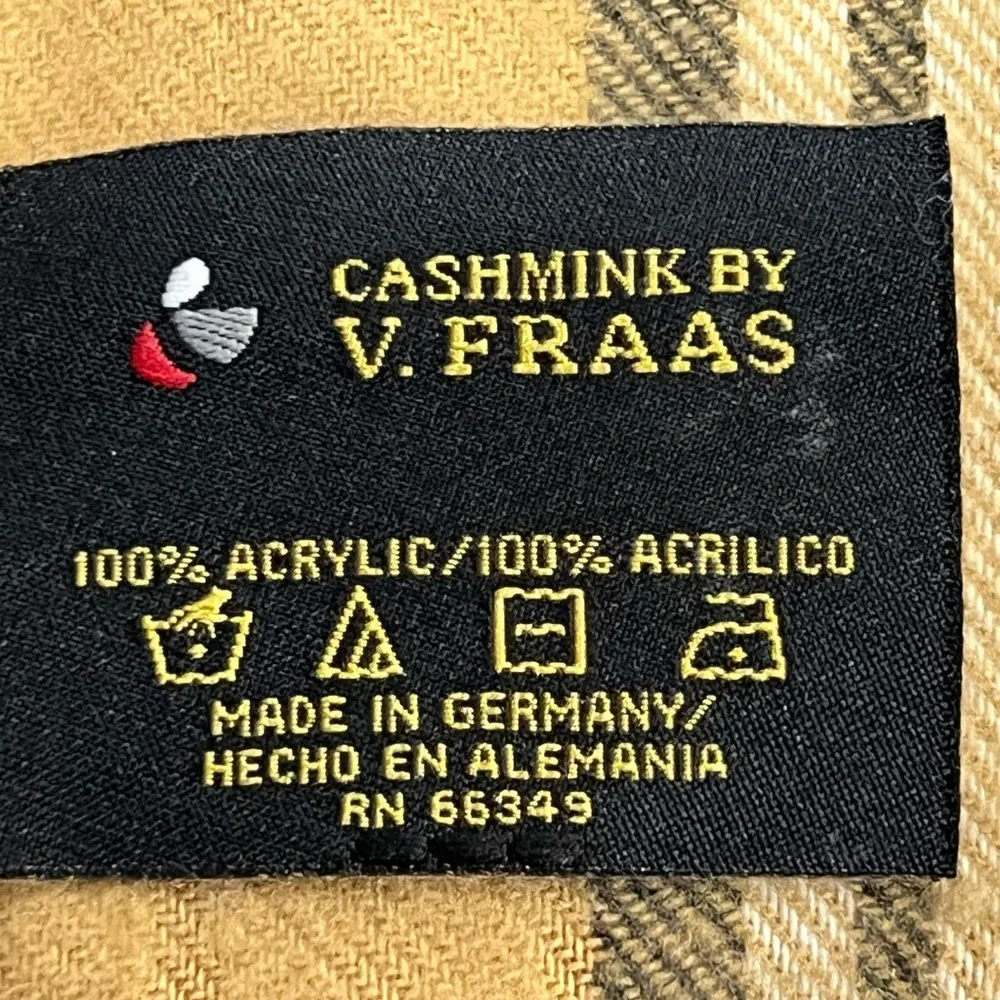 V. Fraas Cashmink Classic Scarf EUC